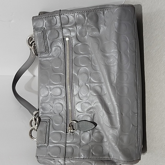 Coach Gray Handbag/Satchel - Picture 4 of 12